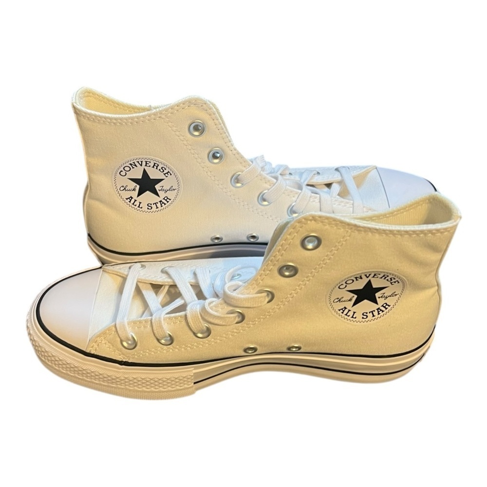 Converse CTAS Lift Hi Chuck Taylor All Star Platform Sneakers – Women’s 7.5 - Picture 3 of 8